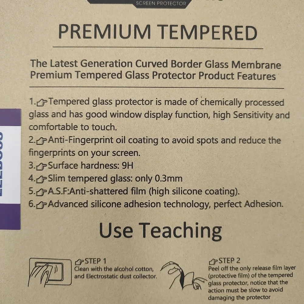 Lot of 6 Glass Screen Pro Premium Tempered Glass Device Screen Protectors 10.3